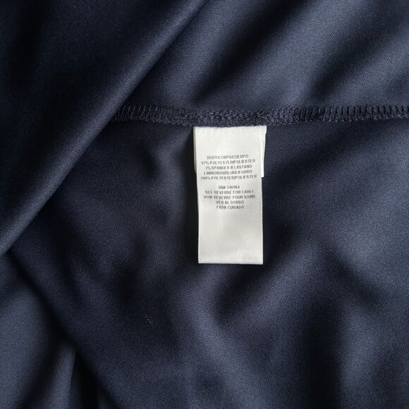 Julia Jordan Abstract Print Midi Dress – Size 6, V-Neck, Long Sleeve - Picture 7 of 7